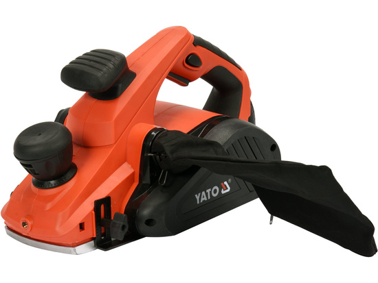 Рубанок електромережевий YATO : P= 1300 Вт, платформа b= 110 мм, глибина стругу- 0-3.5 мм / Код товару: YT-82144